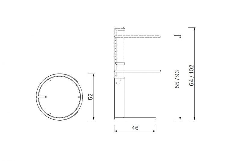 adjustable-table-e-1027-classicon-side-table