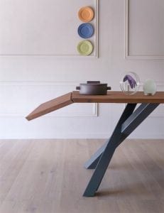 שולחן אוכל נפתח מרובע - נטורה