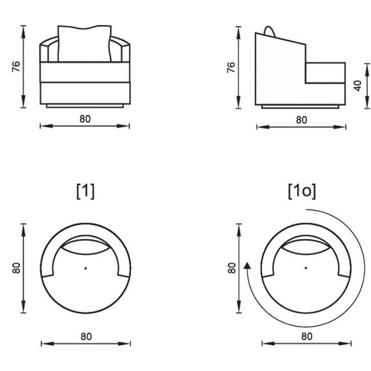 ovalarmchairdimensions